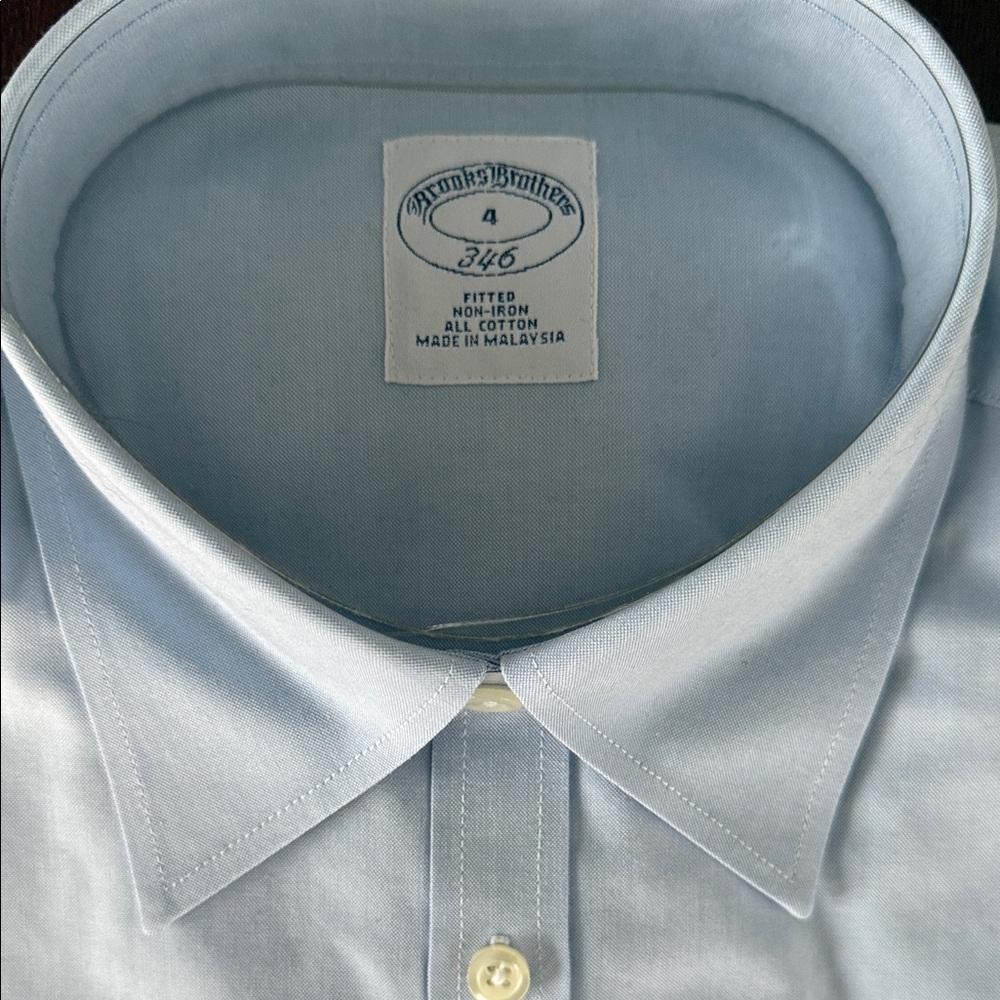 Brooks Brothers Sky Blue Dress Shirt - Picture 2 of 3